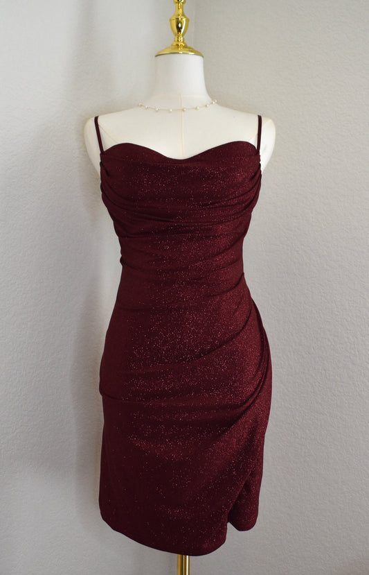 glitter bodycon dress