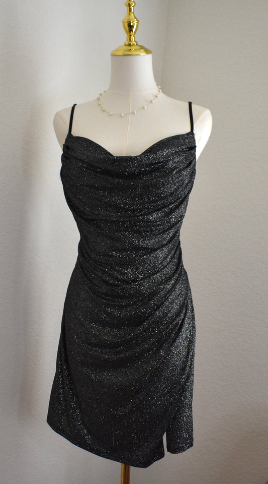 glitter bodycon dress